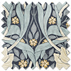 William Morris Pimpernel, Indigo - Roman Blind